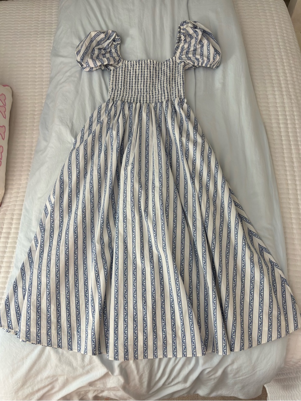 Smocked Midi Dress